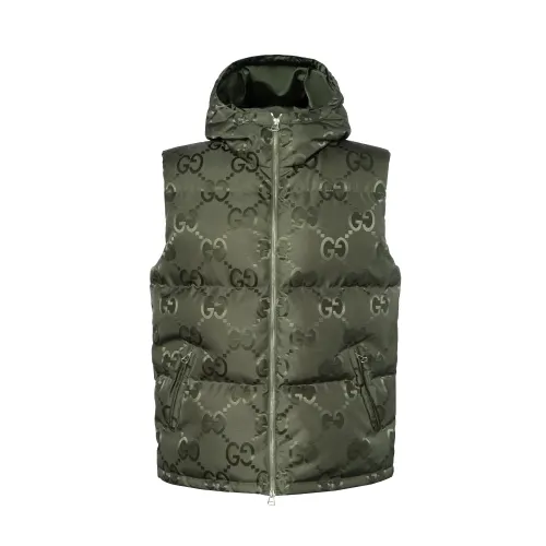 GUCCI Jumbo Gg Canvas Down Gilet