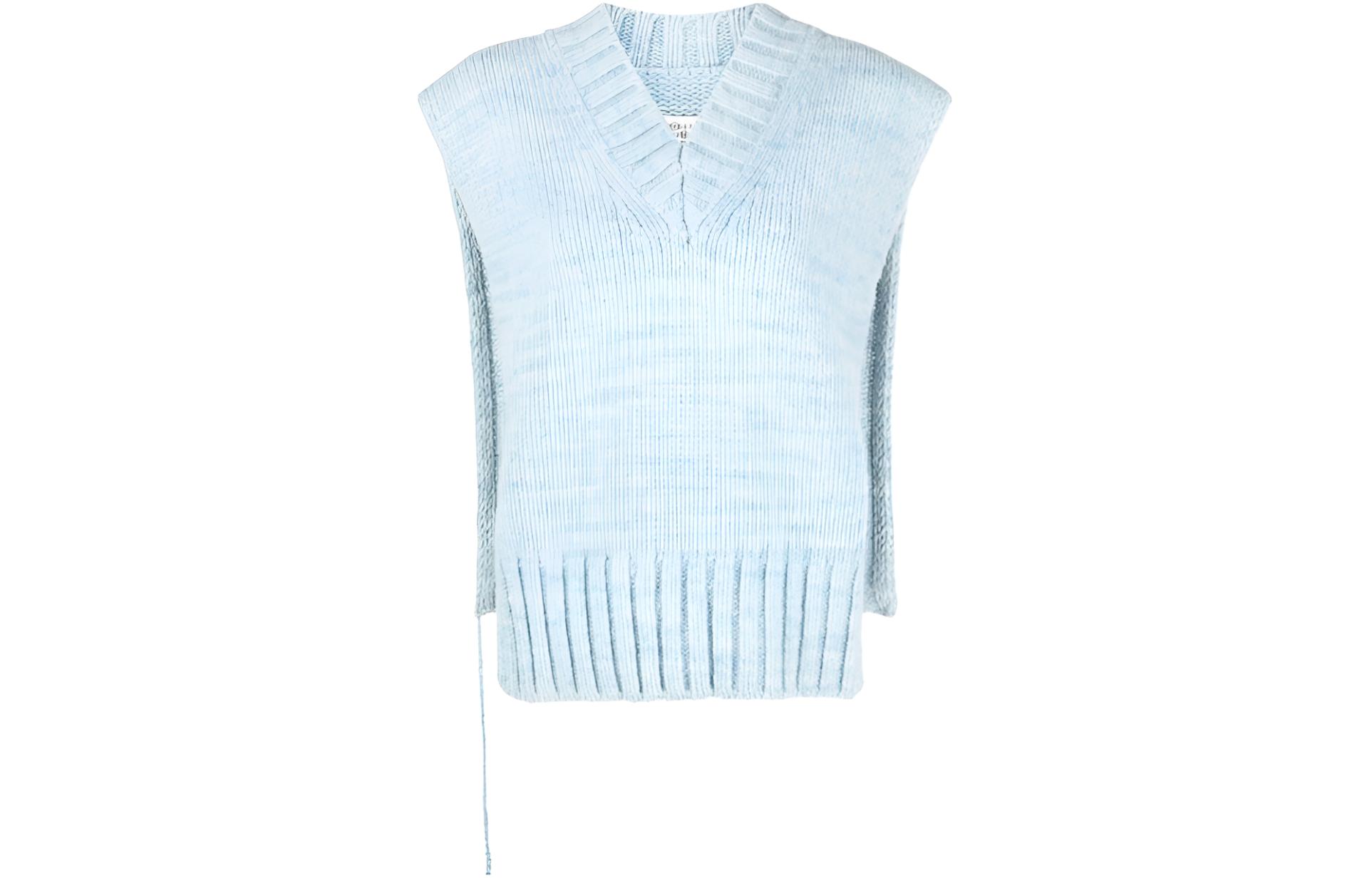 Maison Margiela Botanical Dye Knitted Vest