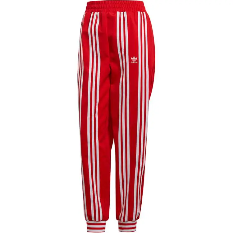 Adidas Originals Cuffed Knitted Sweatpants Women's Red