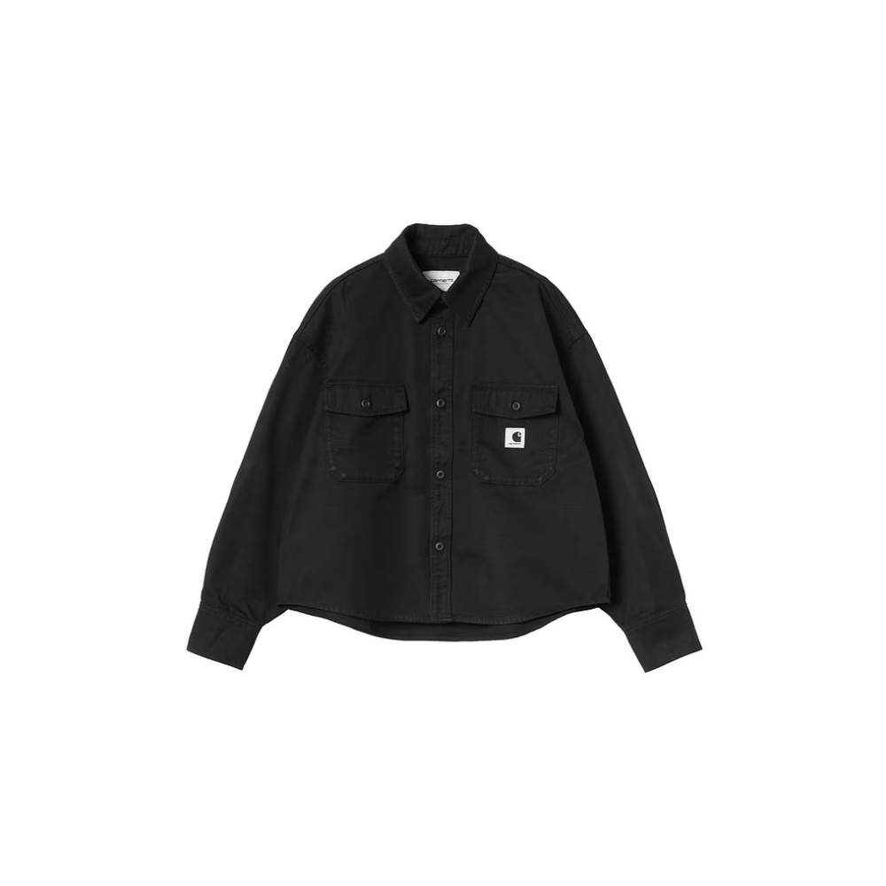 Женская куртка Carhartt WIP SS26 Logo (бежевая)