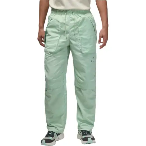 Jordan Knitted Sweatpants Men's Frosty Grass Green Moderate Straight Fit Pants