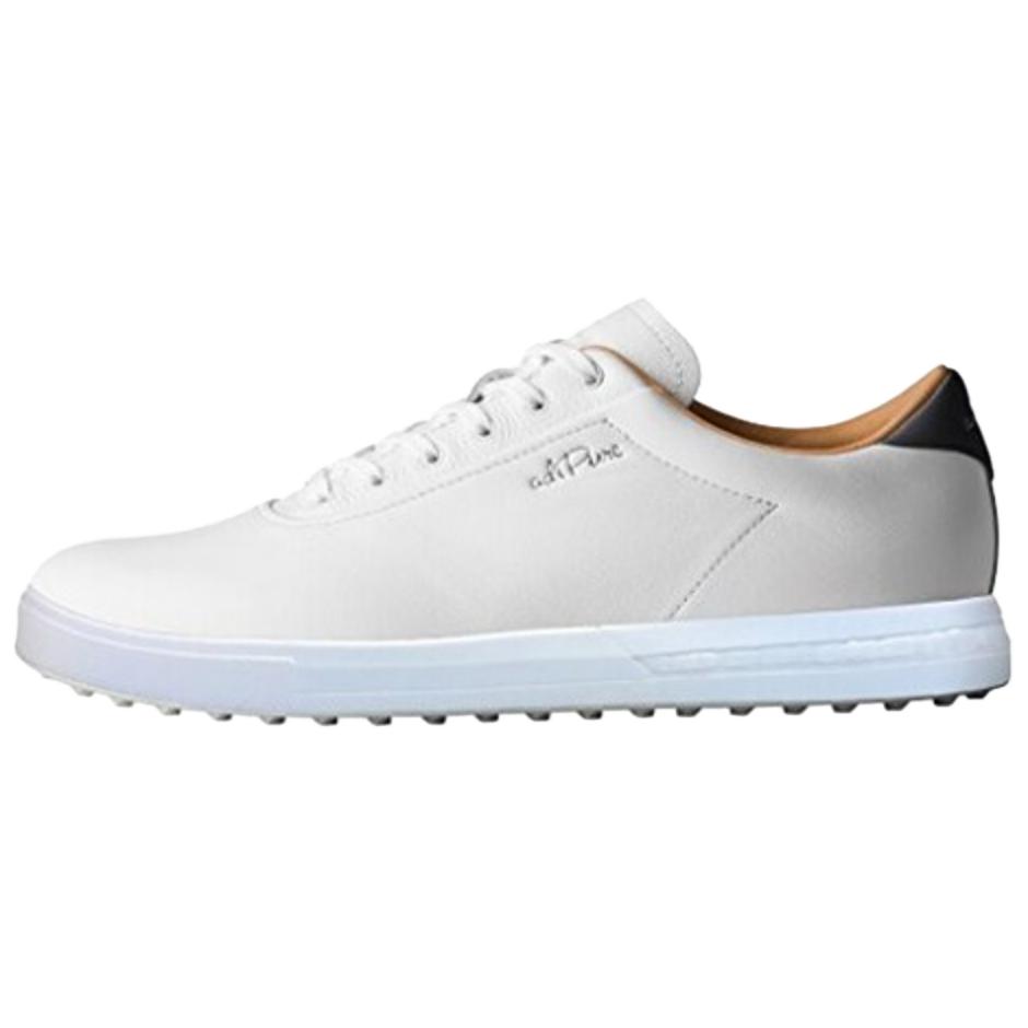 Adidas Adipure Comfortable Slip Resistant, Abrasion Resistant, Breathable Low top Golf Shoes Men's White Black