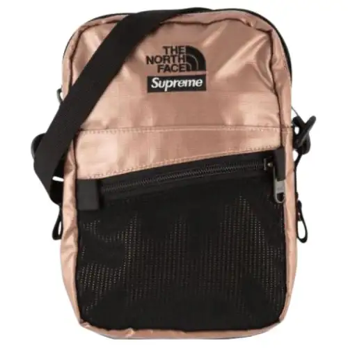 Supreme X The North Face Collaboration Nylon Shoulder Bag Regular Men's Champagne Gold