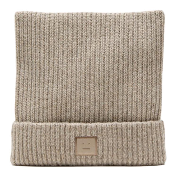 Шапка Acne Studios (серо-коричневая)
