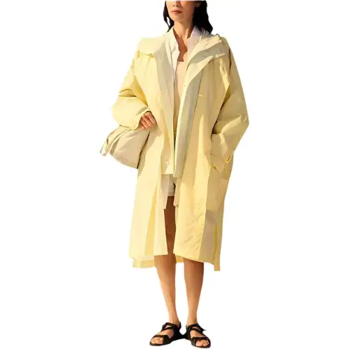 UNIQLO U Collection SS23 Trench Coat Unisex Apricot Yellow