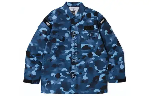 Bape Gradation Camo Military Shirt Jacket
