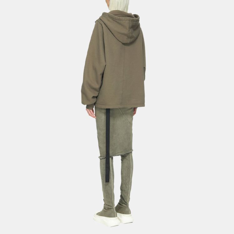 Женское худи RICK OWENS/RO FW23 (серый) — фото 3