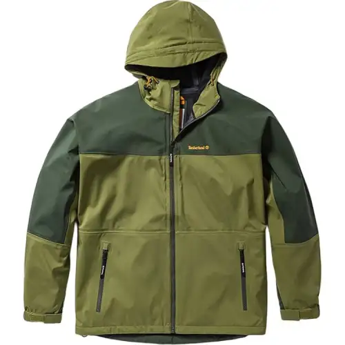 Timberland Outdoor Hiking Waterproof And Windproof Windbreaker Jacket Unisex Green