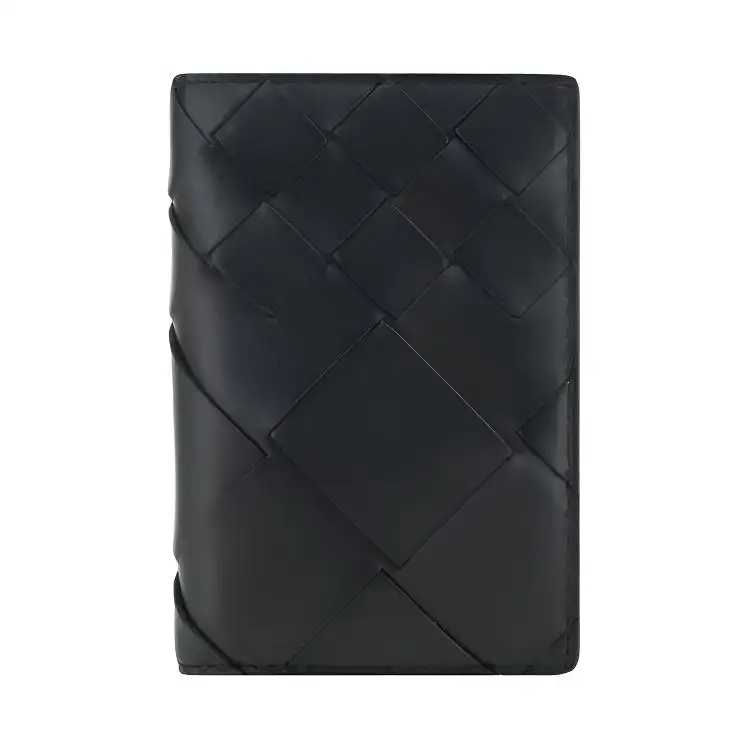 Bottega Veneta Leather Wallet Men's Black