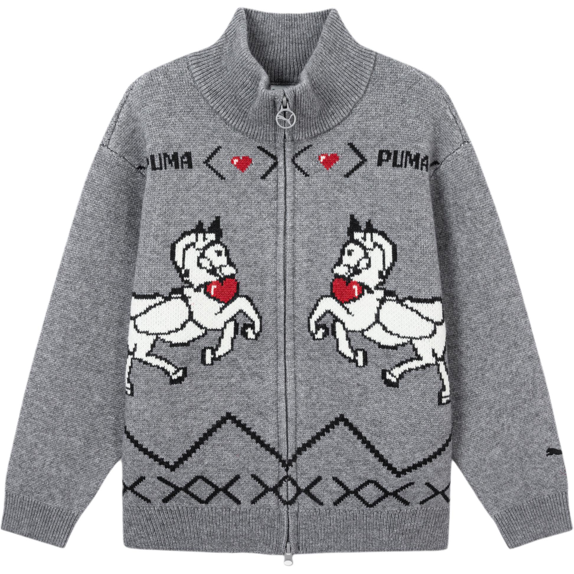 Кофта PUMA (темно-серая)