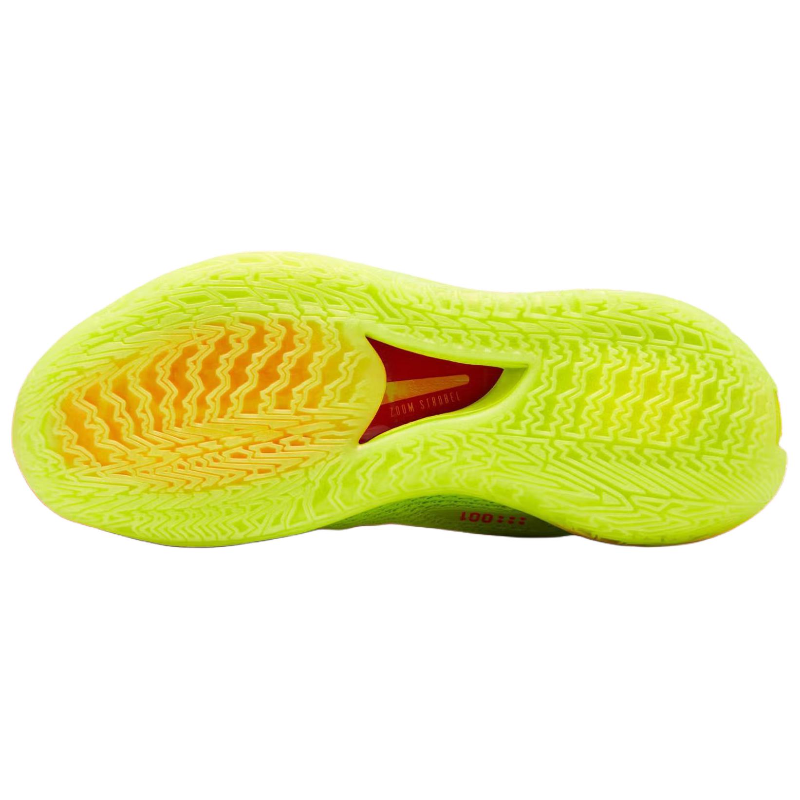 Кроссовки Nike Nike Air Zoom G.T. Cut 1 EYBL (желто-красные) — фото 6