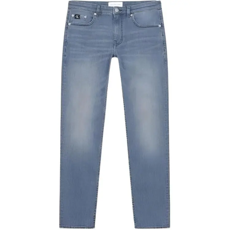 Calvin Klein Jeans Men's Blue Moderate Tapered Pants