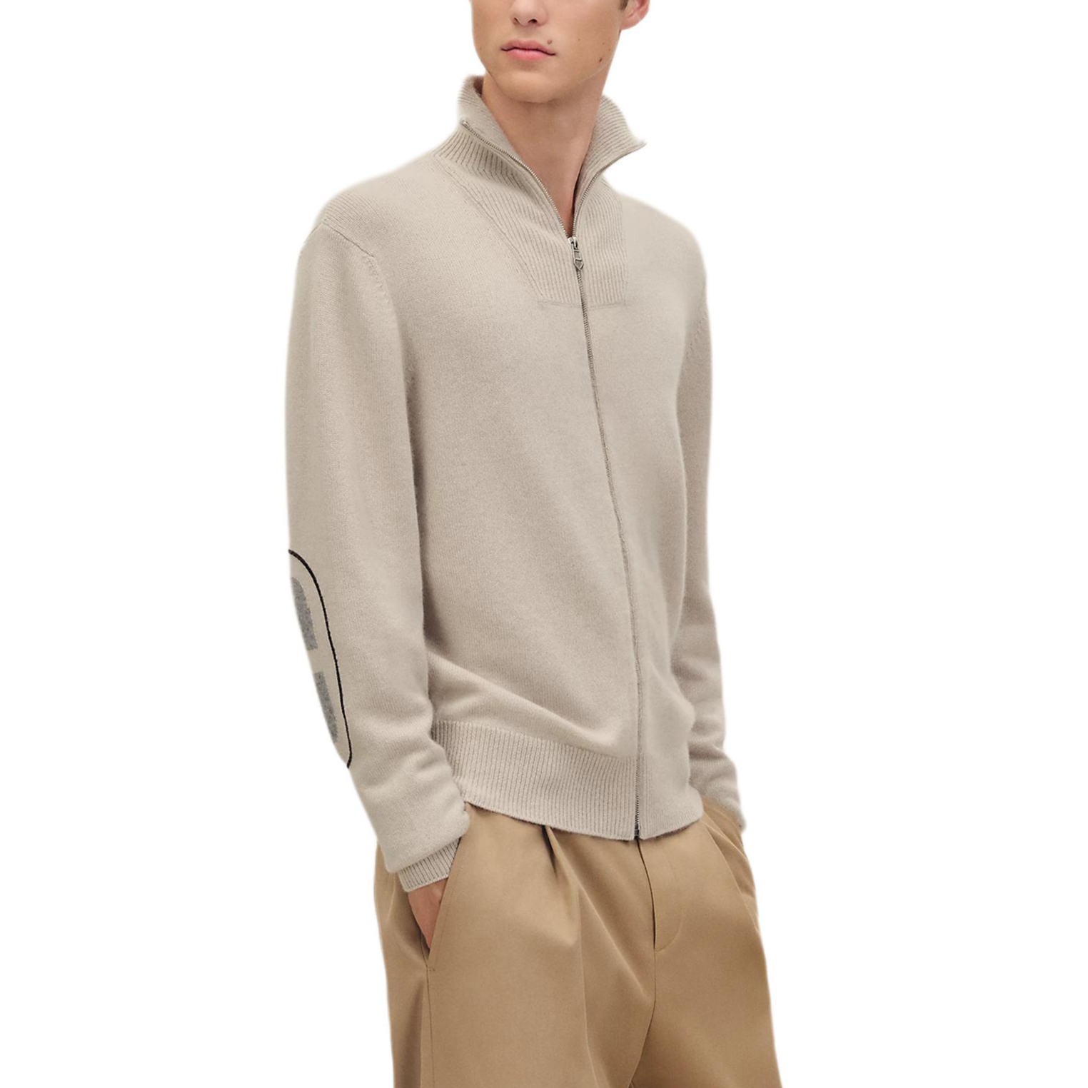 Мужской худи Hermes SS26 (серый)