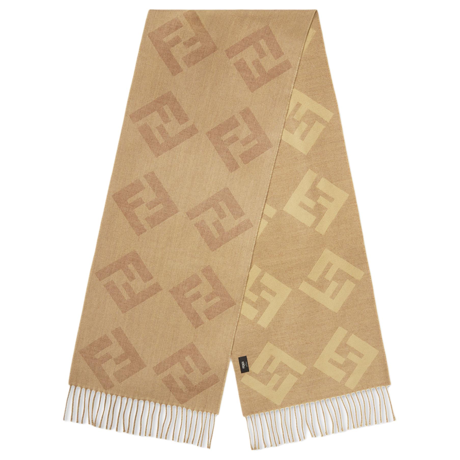 Шарф Fendi FF (светло-коричневый)