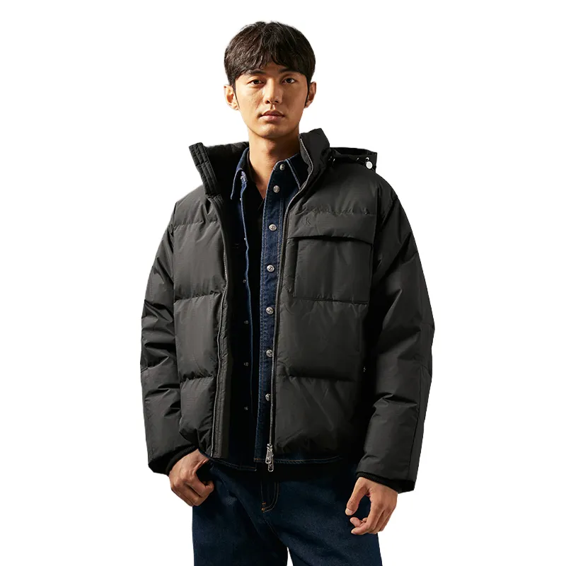 Calvin Klein Down Jackets Men's Hooded Moderate
