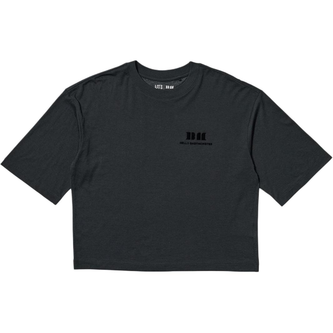 Женская футболка UNIQLO x BABYMONSTER (белая)