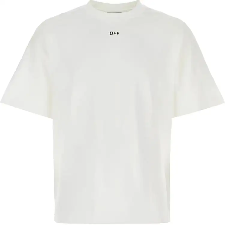 Off Logo print Cotton T shirt