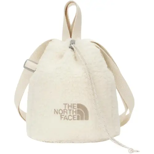 THE NORTH FACE 5.3L Bucket Bag, Handbag, Shoulder Bag, Crossbody Bag, Outdoor Bag Polyester Ecru Unisex