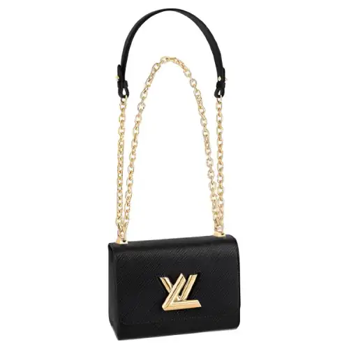 LOUIS VUITTON Twist Epi Leather Twist Bag, Crossbody Bag, Shoulder Bag Small Women's Black