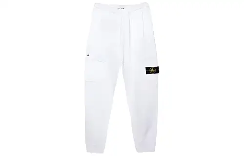 STONE ISLAND Casual Pants Men's White