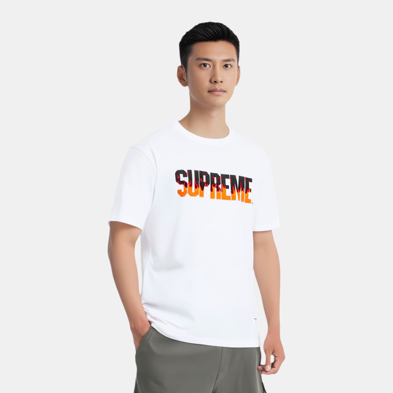 Футболка Supreme FW19 logoT (черная) — фото 2