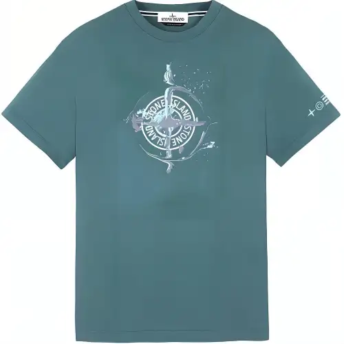 STONE ISLAND T Shirt Men's Green