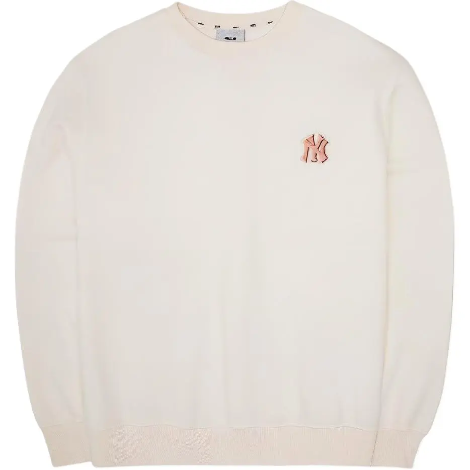MLB Sweatshirts Unisex Cream Crew Neck Moderate