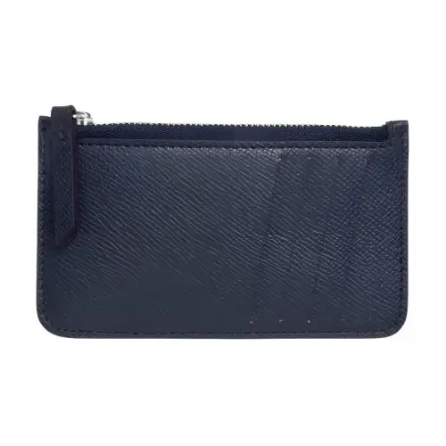 Maison Margiela Calfskin Card Holder, Wallet Men's Blue