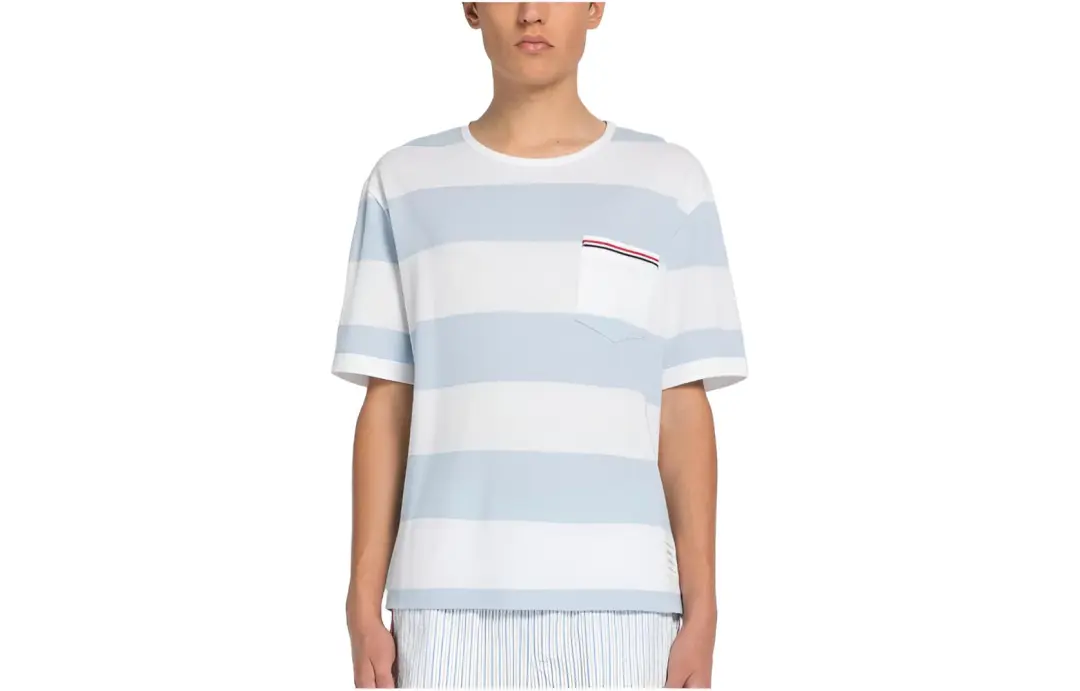 THOM BROWNE Rwb Crewneck T Shirt