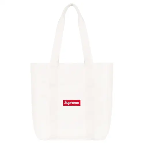 Supreme Canvas Shoulder Bag Regular Unisex White