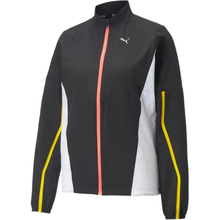 PUMA Jackets Women's Black Stand Collar Moderate Other