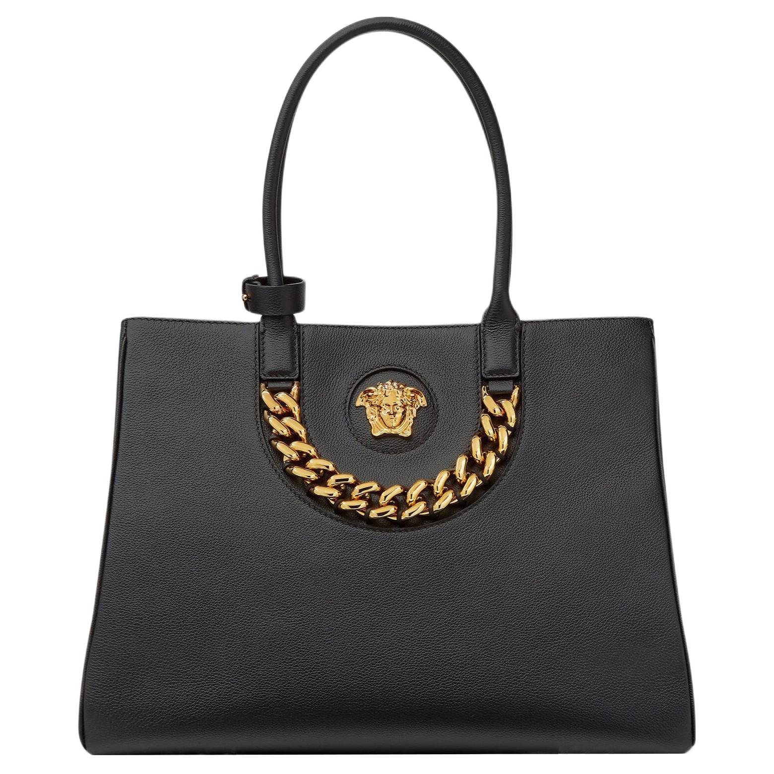 Женская сумка Versace La Medusa (черная)
