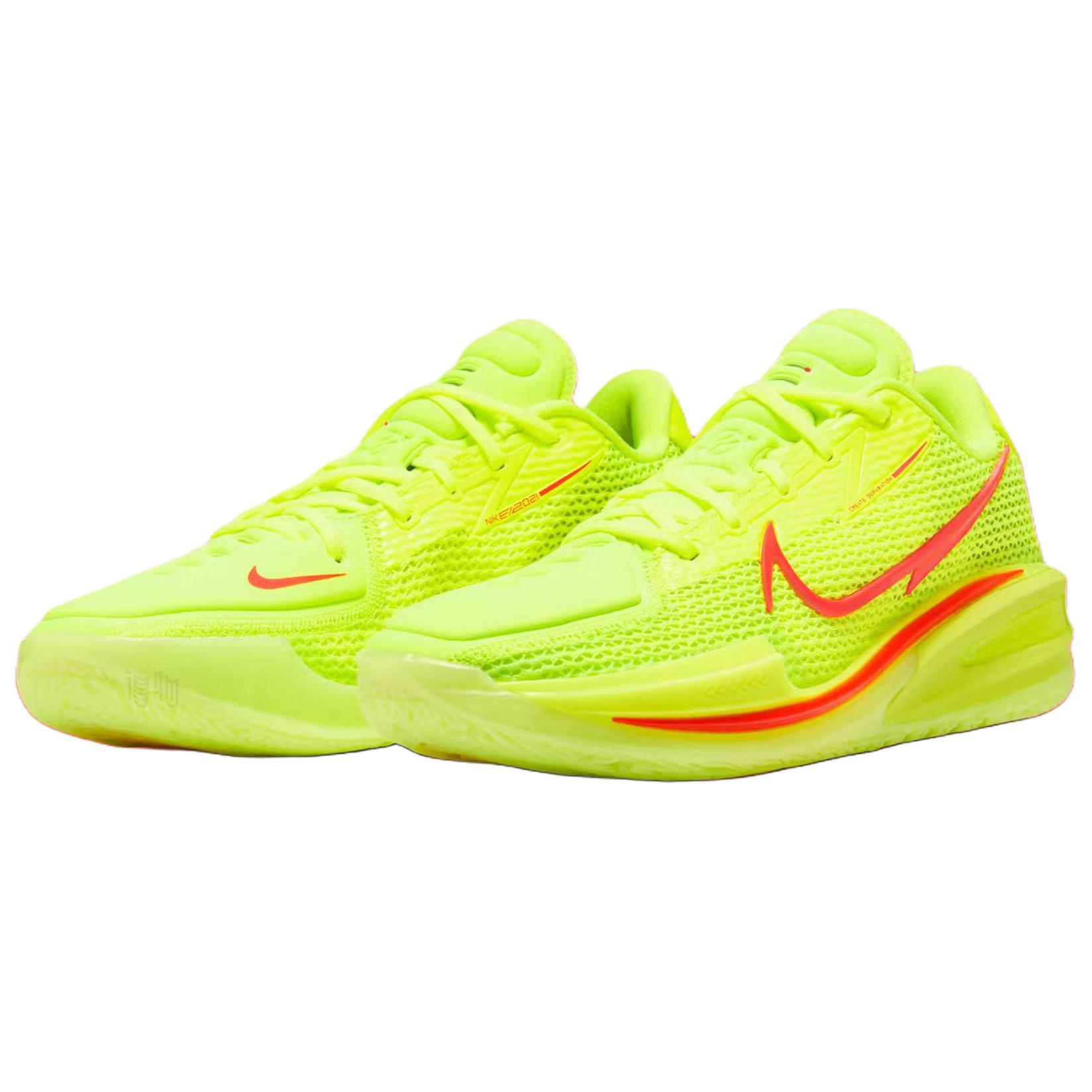 Кроссовки Nike Nike Air Zoom G.T. Cut 1 EYBL (желто-красные) — фото 3