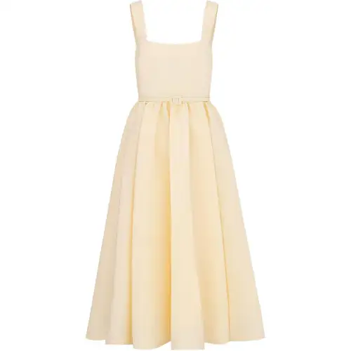DIOR Sleeveless Dress Women's Ecru