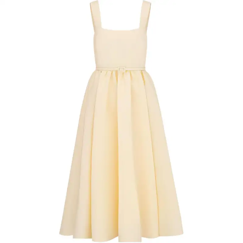 DIOR Sleeveless Dress Women's Ecru