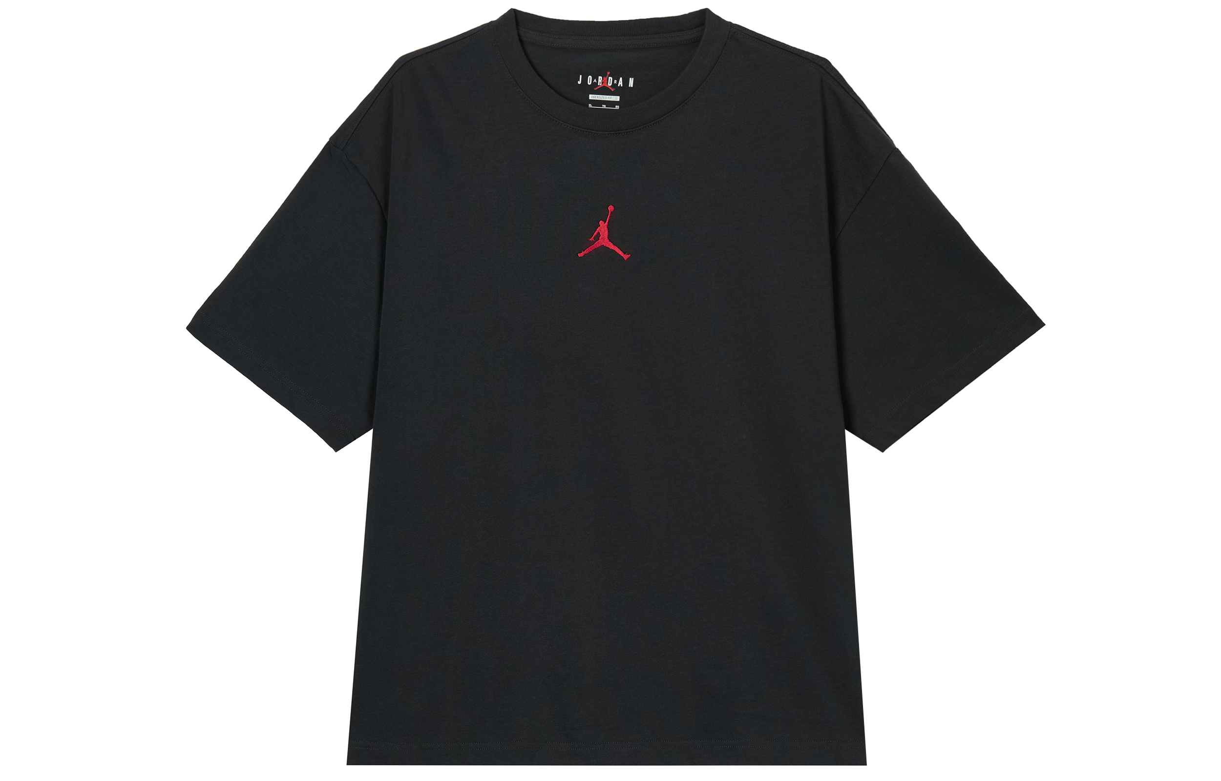 Мужская футболка Jordan OVERSIZED (серо-черный)