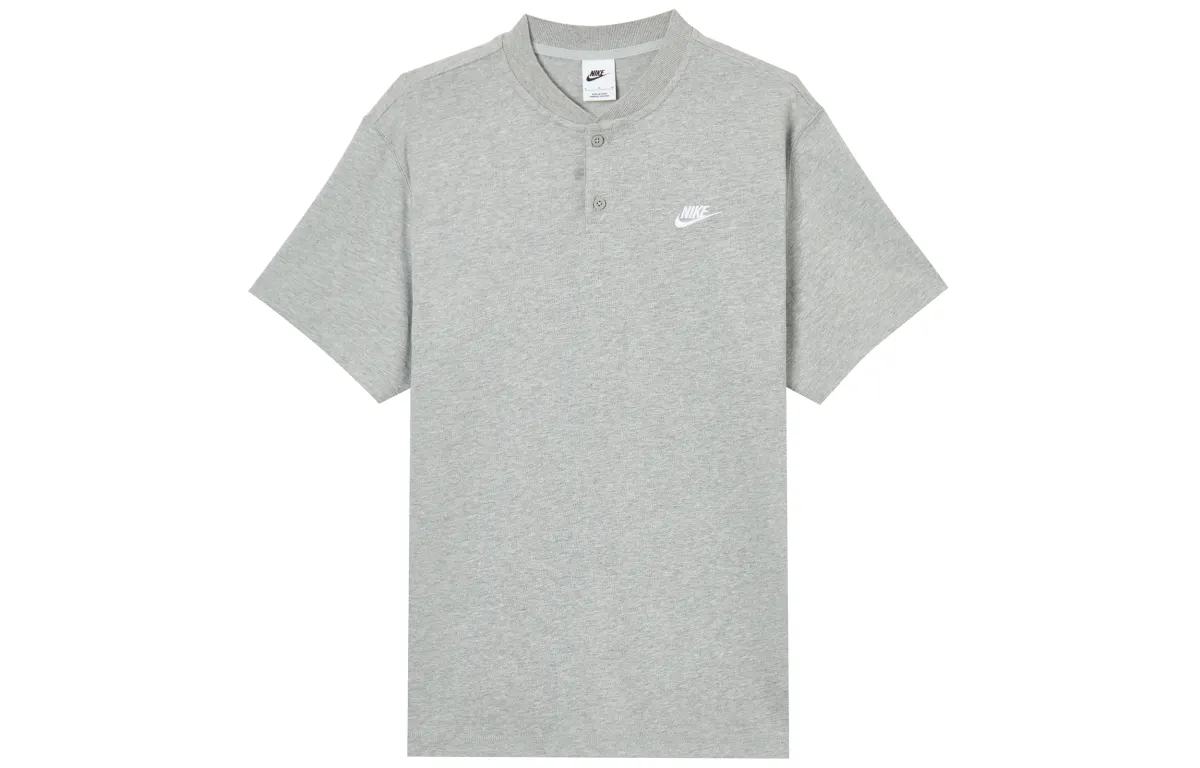 Nike Club T Shirt Men's Toned Dark Gray/Light Smoke Gray/White