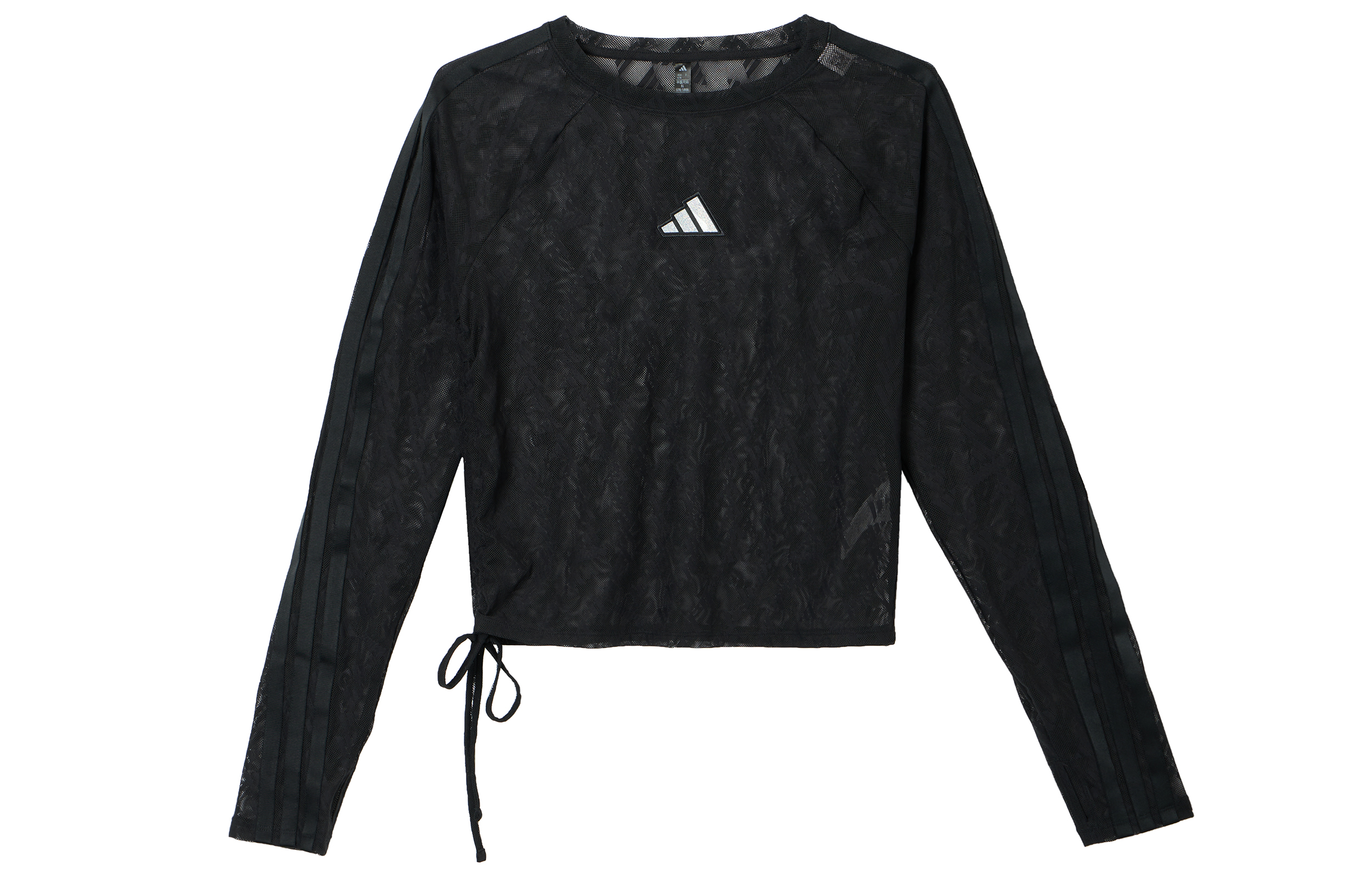 Женская футболка adidas STORY MESH (черная)