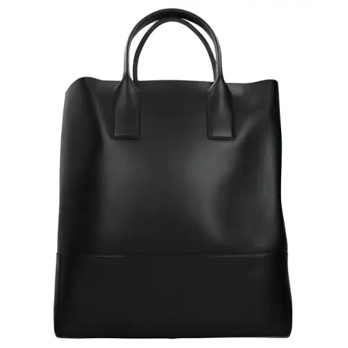 Bottega Veneta Calfskin Tote Bag, Shopping Bag, Handbag Women's Black