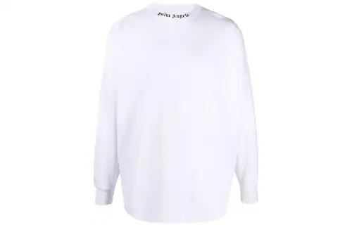 PALM ANGELS Double Logo Print T shirt