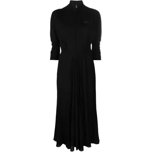 PRADA SS23 Long Sleeved Dress Women's Black
