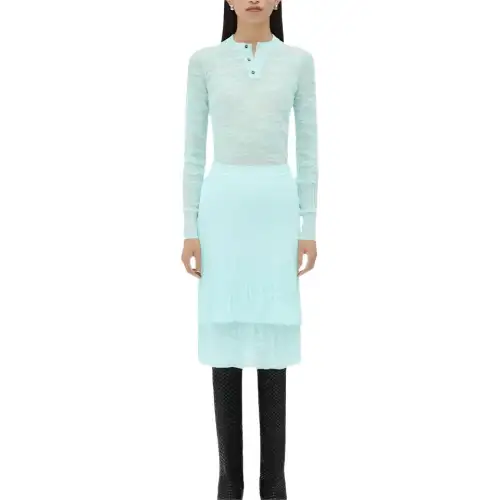 Bottega Veneta Flower Midi Skirt