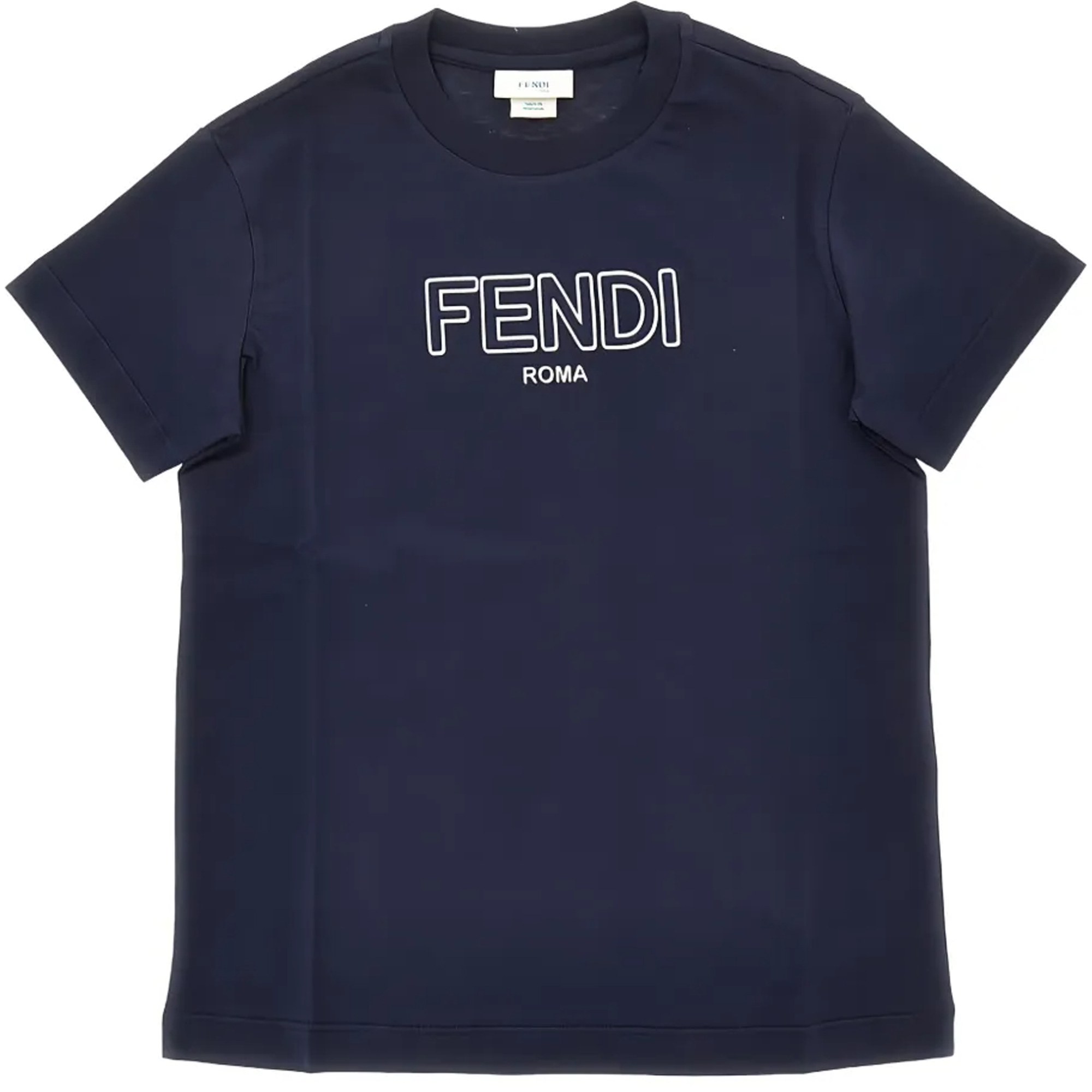 Мужская футболка Fendi Kids Logo (белая)