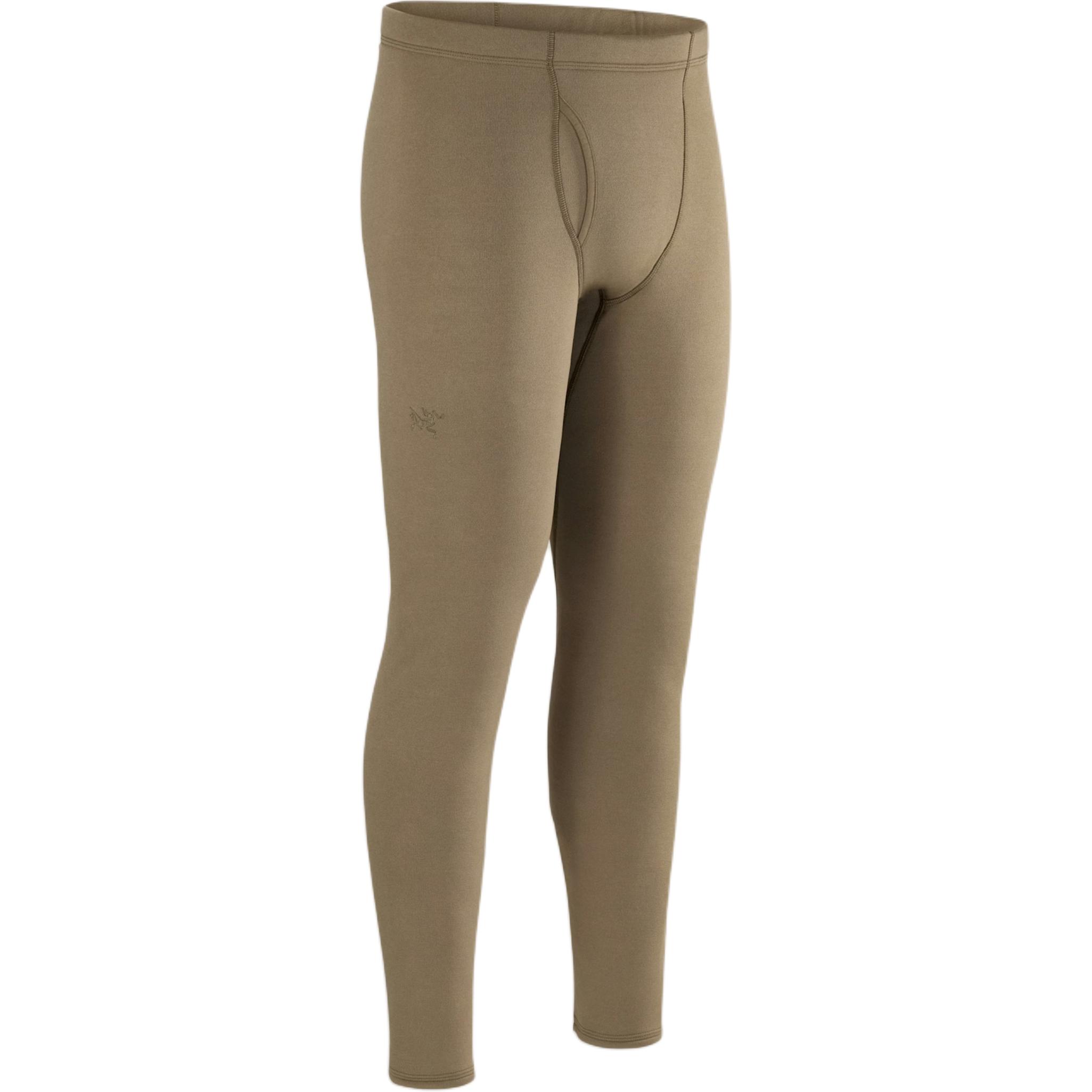 Arcteryx Arc'teryx Leaf Cold WX Bottom SV solid color slim fit fleece pants sports thermal underwear men's crocodile color