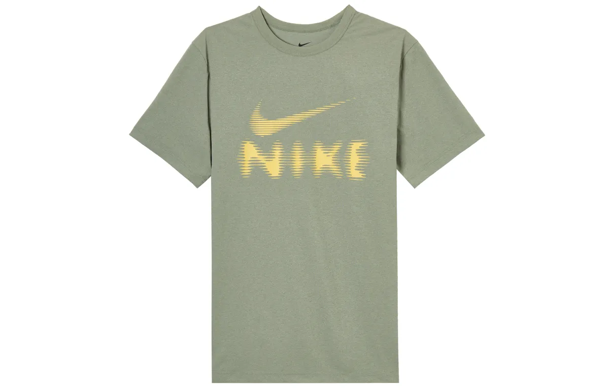 Nike HYVERSEDri Fit T Shirt Men's Light Army Green