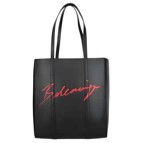 Balenciaga Luggage Collection Leather Portable Crossbody Bag, Shoulder Bag Women's Black