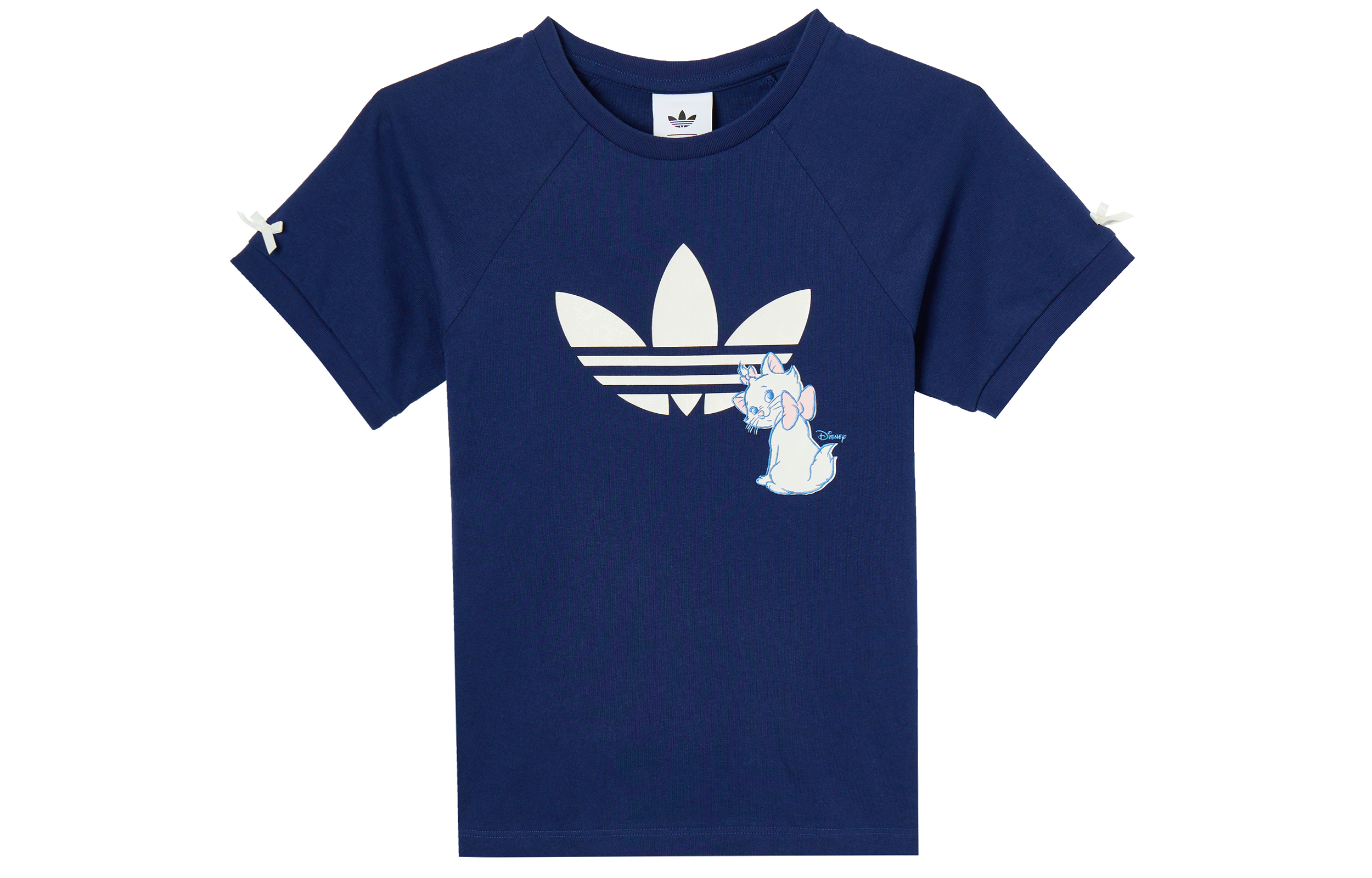 Женская футболка adidas originals × (темно-синяя)