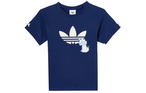 Adidas Originals x MALIMAO,LIANMINGKUAN Regular T Shirt Women's Dark Blue
