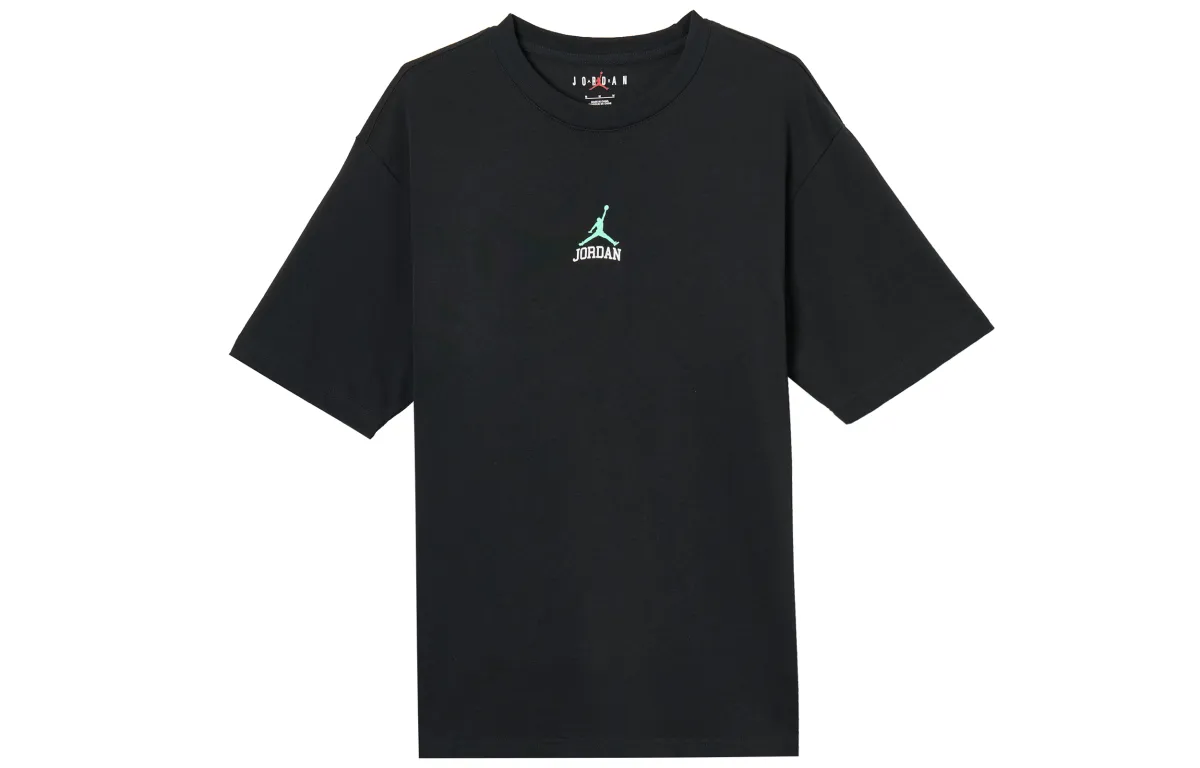 Jordan 23 T-Shirts Men's Black Crew Neck Moderate