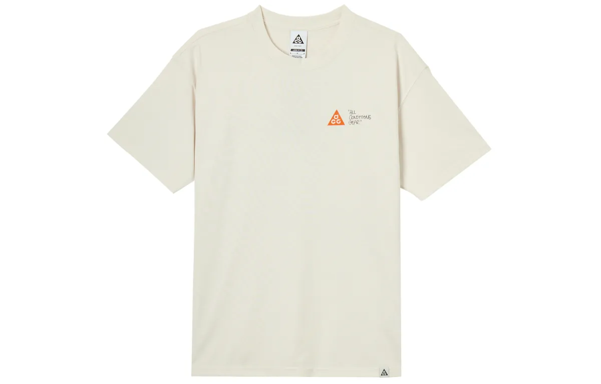 Nike ACG DRI FIT SS25 T Shirt Men's Ecru